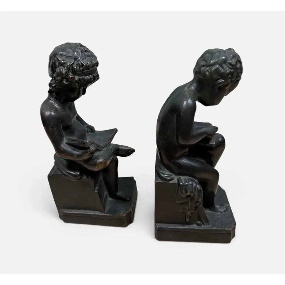 Antique 1920s Art Deco Pompeian Bronze Co. 